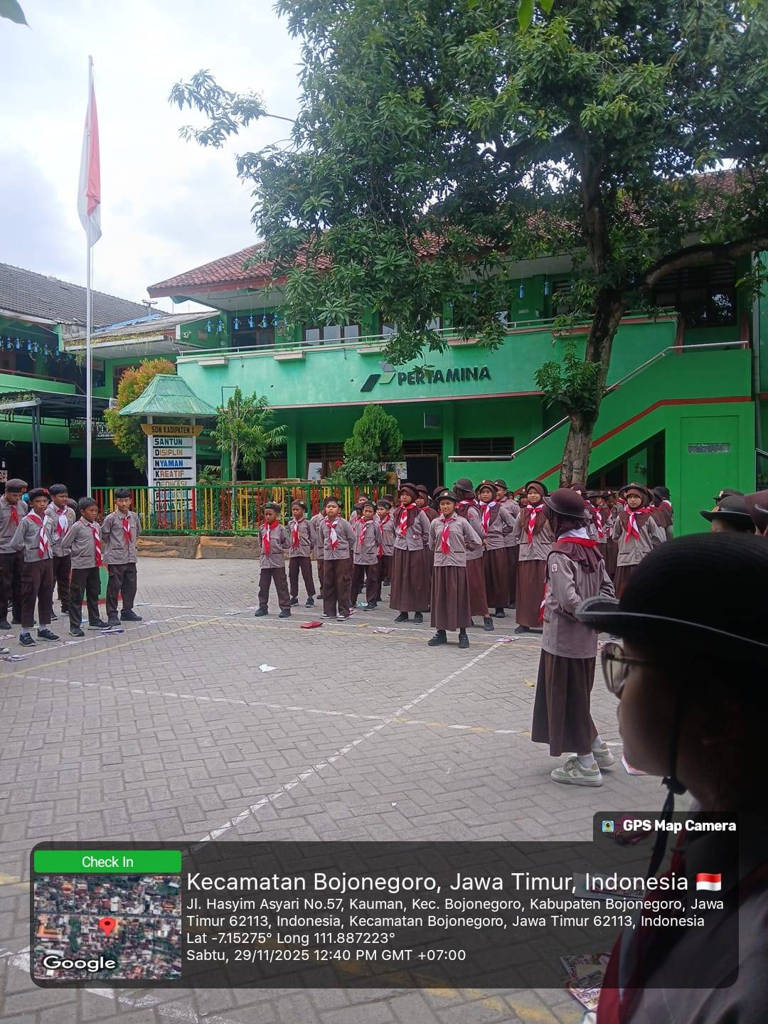Apel Pembukaan Latihan Pramuka Penggalang Kelas 5 dan 6